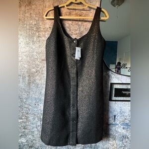 NWT | Metallic Tweed Mini Dress | Size 8 | Banana Republic